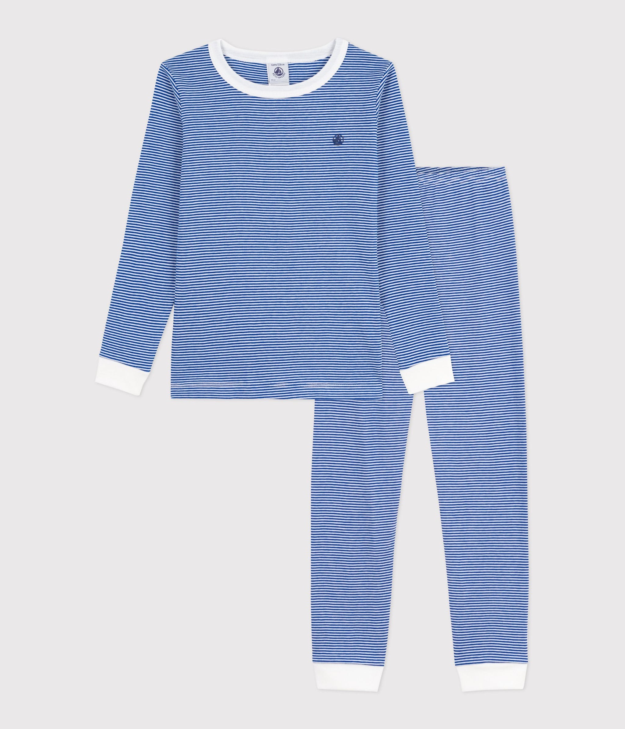 AW25 - A0EIE 01 BLUE WHITE FALL WINTER 2025/26 PYJAMAS STRIPES