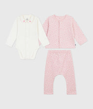 Load image into Gallery viewer, AW25 - A0EKS 01 PINK WHITE FALL WINTER 2025/26 FLORAL NEWBORN OUTFITS
