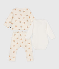 Load image into Gallery viewer, AW25 - A0EKT 01 CREAM MULTI FALL WINTER 2025/26 LONG SLEEVES NEWBORN OUTFITS
