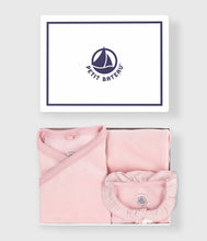 Load image into Gallery viewer, AW25 - A0EKX 01 PINK BODYSUITS CARDIGAN FALL WINTER 2025/26 HEARTS LONG SLEEVES NEWBORN OUTFITS
