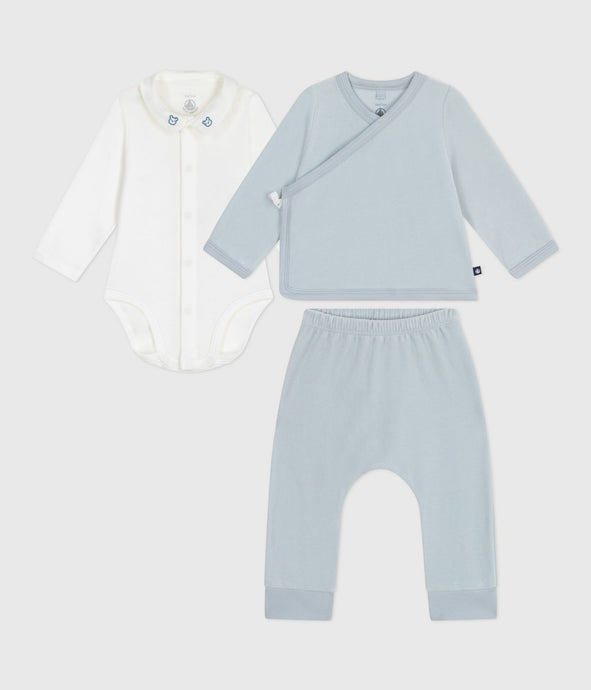 AW25 - A0EOT 01 GREY CARDIGAN FALL WINTER 2025/26 NEWBORN OUTFITS