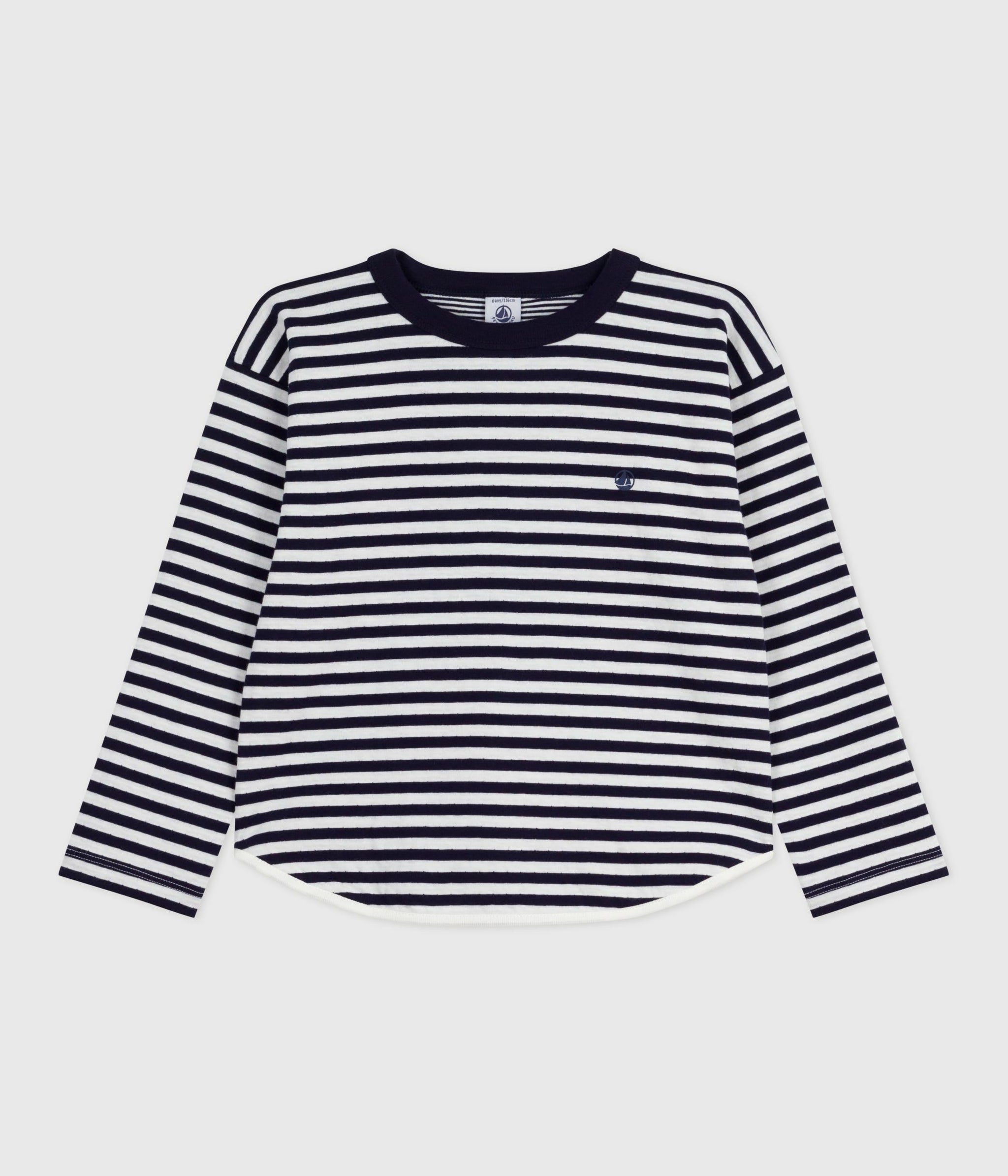 AW25 - A0EP0 01 NAVY WHITE FALL WINTER 2025/26 LONG SLEEVES SAILOR STRIPES TOPS TSHIRTS