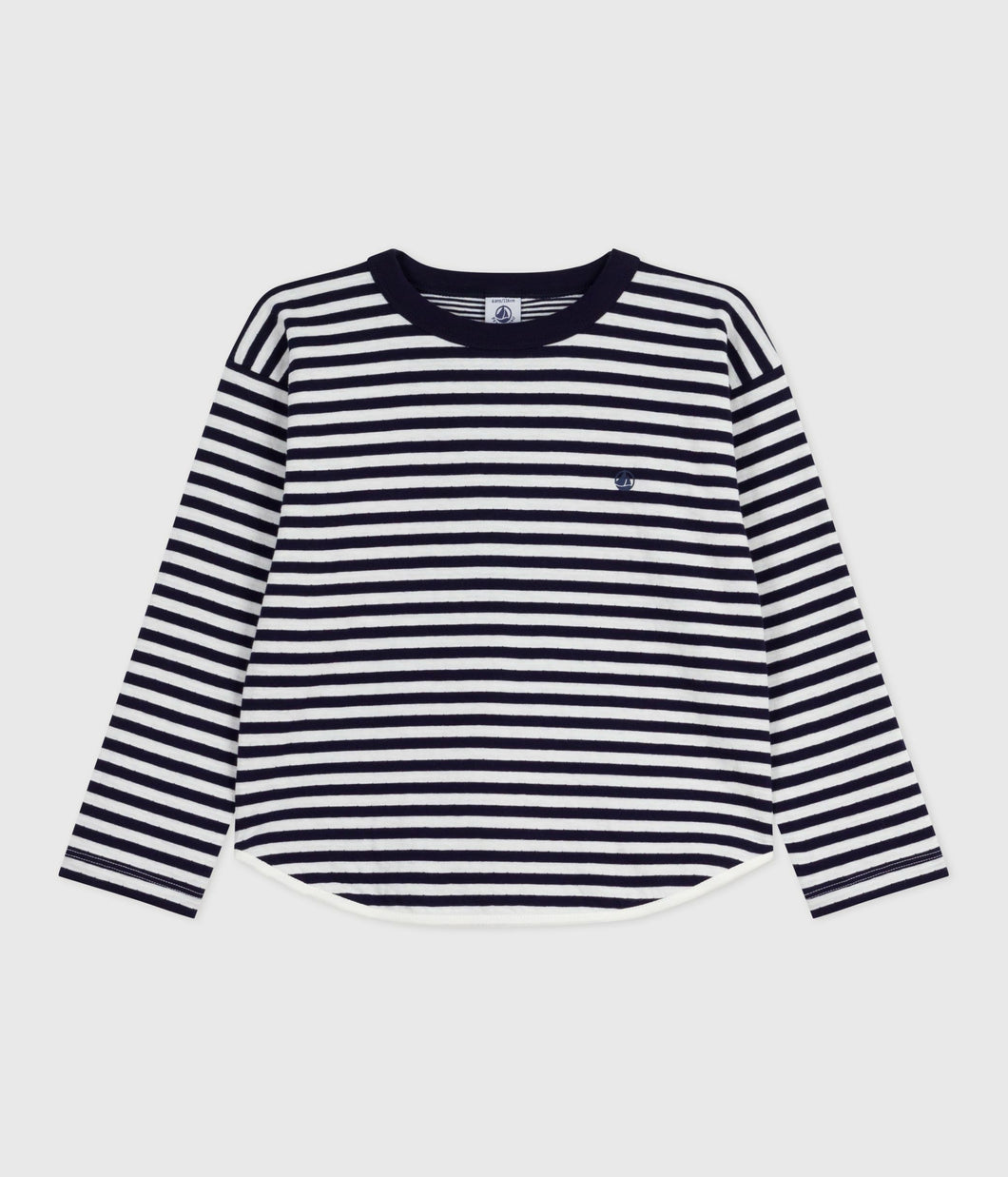 AW25 - A0EP0 01 NAVY WHITE FALL WINTER 2025/26 LONG SLEEVES STRIPES TSHIRTS