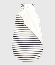 Load image into Gallery viewer, AW25 - A0EX4 01 WHITE NAVY ACCESSORIES BUNTING FALL WINTER 2025/26 NEWBORN SAILOR STRIPES

