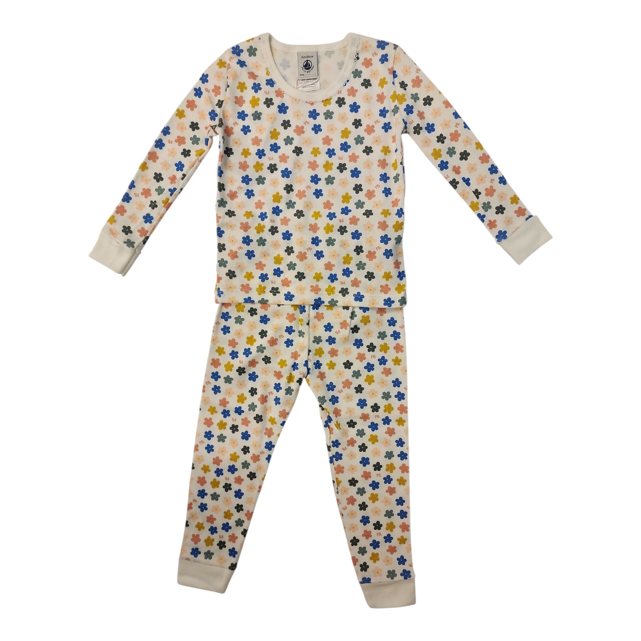 AW25 A04FP 01 MULTI FALL WINTER 2025/26 FLORAL LONG SLEEVES PYJAMAS