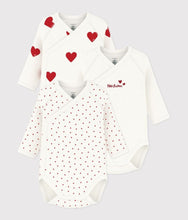 Load image into Gallery viewer, SS26 - A00AZ 00 WHITE RED BODYSUITS HEARTS NEW ARRIVAL SPRING SUMMER 2026
