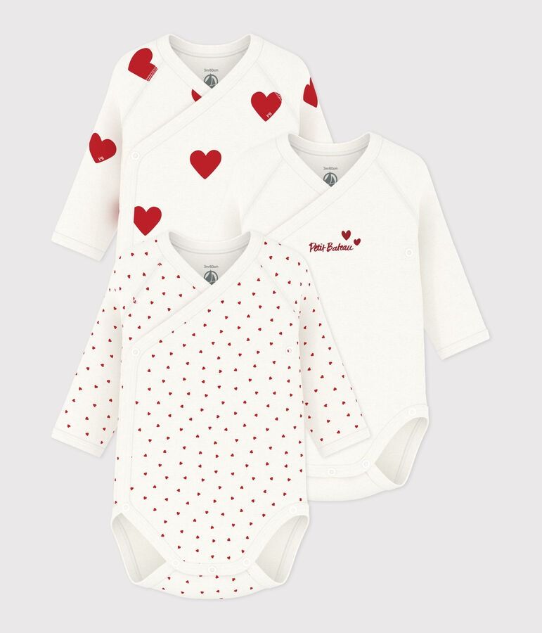 SS26 - A00AZ 00 WHITE RED BODYSUITS HEARTS NEW ARRIVAL SPRING SUMMER 2026