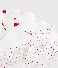 Load image into Gallery viewer, SS26 - A00AZ 00 WHITE RED BODYSUITS HEARTS NEW ARRIVAL SPRING SUMMER 2026
