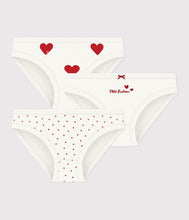 Load image into Gallery viewer, SS26 - A00FP 00 WHITE RED HEARTS SPRING SUMMER 2026 UNDERWEAR
