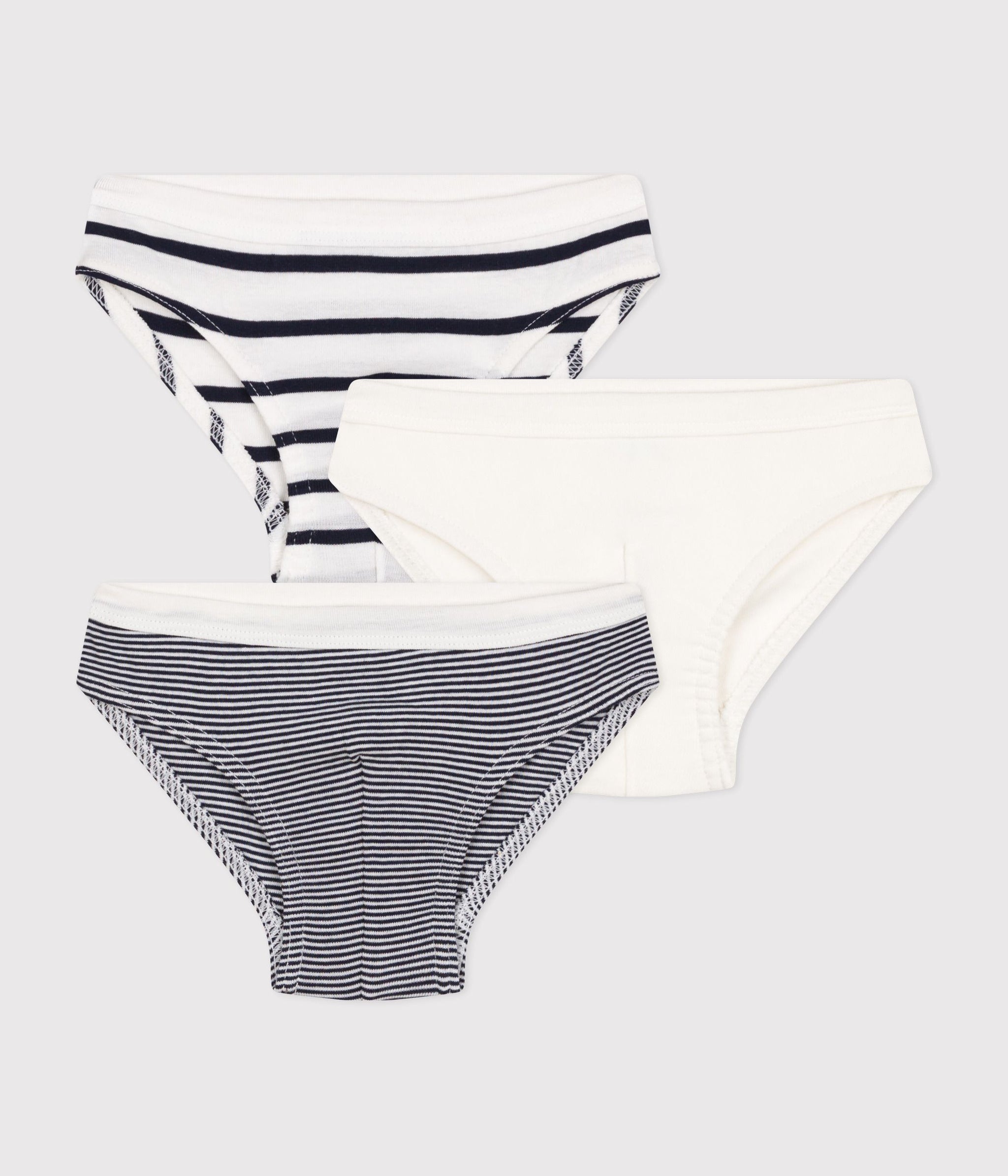 SS26 - A01DR 00 WHITE NAVY SPRING SUMMER 2026 STRIPES UNDERWEAR