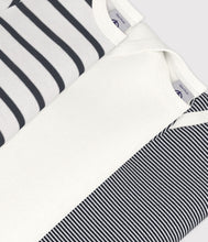 Load image into Gallery viewer, SS26 - A01TC 00 WHITE NAVY BODYSUITS NEWBORN SAILOR SPRING SUMMER 2026 STRIPES
