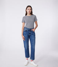 Load image into Gallery viewer, SS26 - A0BOK 01 NAVY WHITE PERMANENTS SPRING SUMMER 2026 STRIPES TOPS
