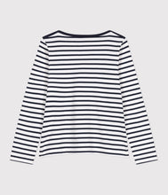 Load image into Gallery viewer, SS26 - A0D08 01 WHITE NAVY SPRING SUMMER 2026 STRIPES TOPS
