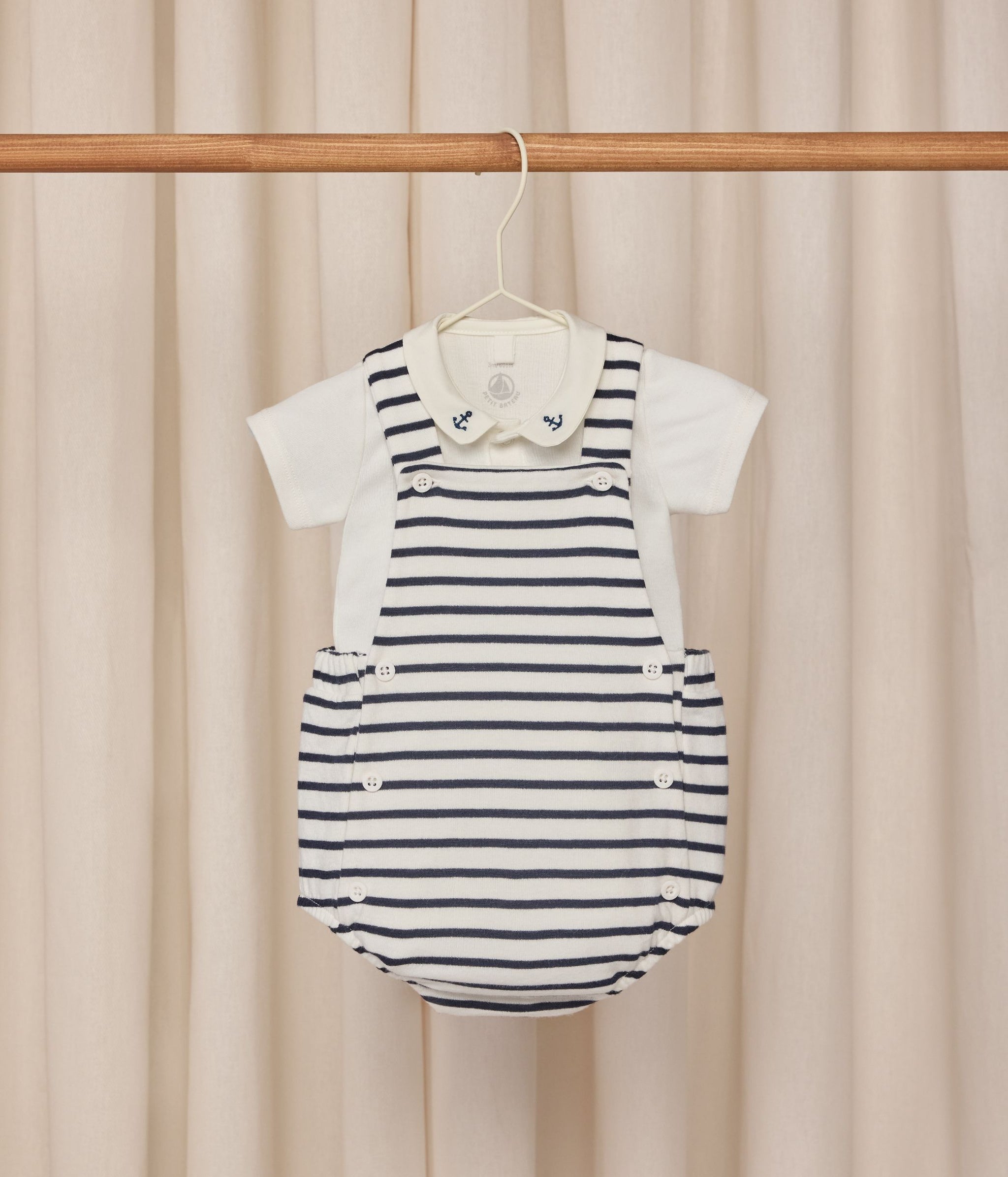 SS26 - A0EZ3 01 WHITE NAVY BABY BODYSUITS GIFT NEW ARRIVAL SETS SPRING SUMMER 2026 STRIPES