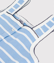 Load image into Gallery viewer, SS26 - A0EZK 01 BLUE WHITE GIRL SPRING SUMMER 2026 STRIPES TOPS
