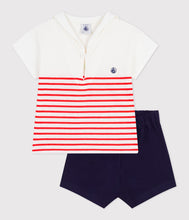 Load image into Gallery viewer, SS26 - A0F3V 01 WHITE MULTI NEW ARRIVAL SAILOR SETS SPRING SUMMER 2026 STRIPES
