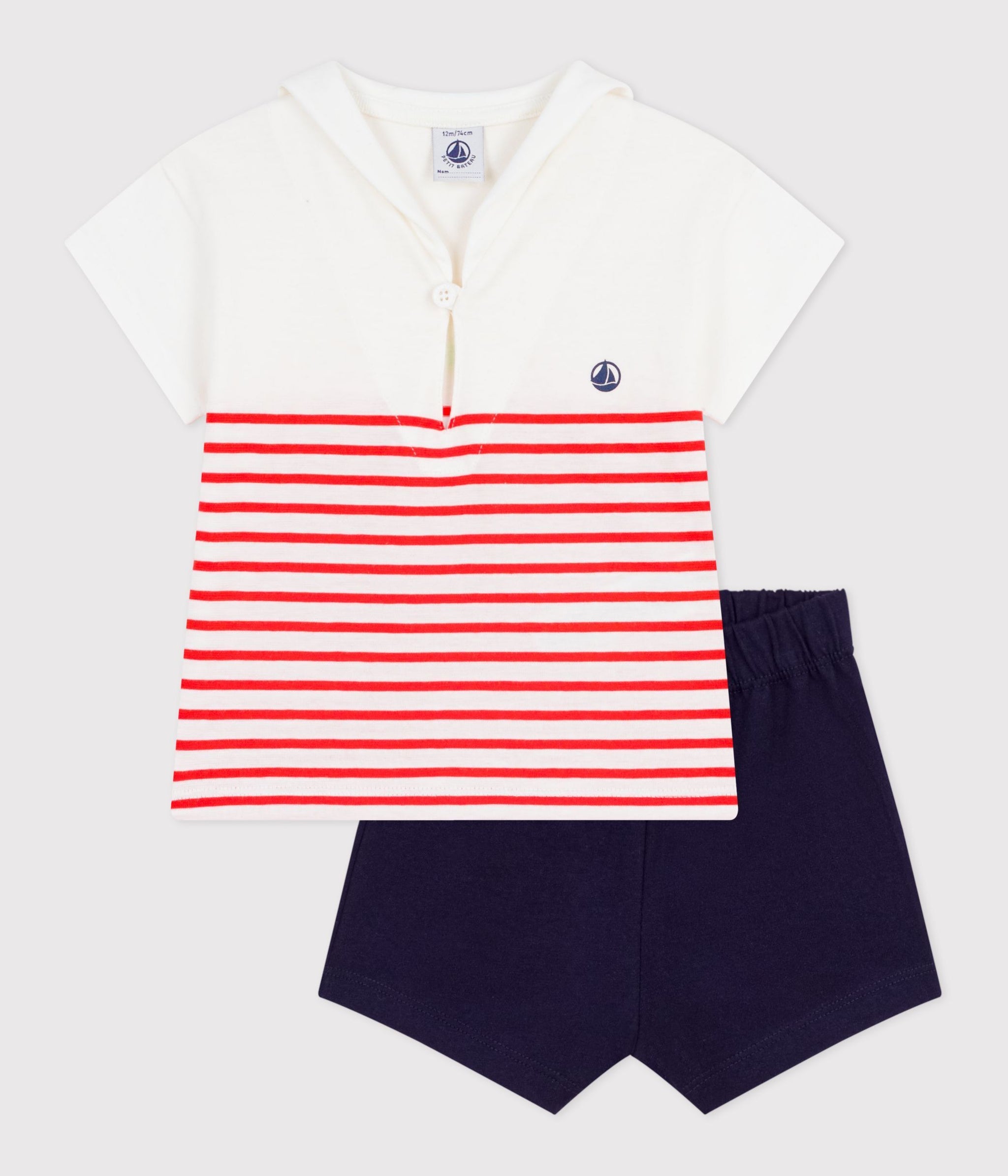 SS26 - A0F3V 01 WHITE MULTI NEW ARRIVAL SAILOR SETS SPRING SUMMER 2026 STRIPES