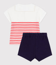 Load image into Gallery viewer, SS26 - A0F3V 01 WHITE MULTI NEW ARRIVAL SAILOR SETS SPRING SUMMER 2026 STRIPES
