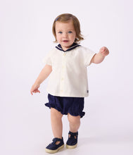 Load image into Gallery viewer, SS26 - A0F3W 01 WHITE NAVY BABY GIFT NEW ARRIVAL SAILOR SETS SPRING SUMMER 2026
