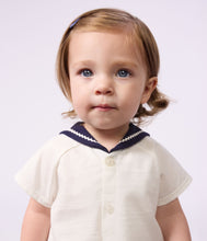 Load image into Gallery viewer, SS26 - A0F3W 01 WHITE NAVY BABY GIFT NEW ARRIVAL SAILOR SETS SPRING SUMMER 2026
