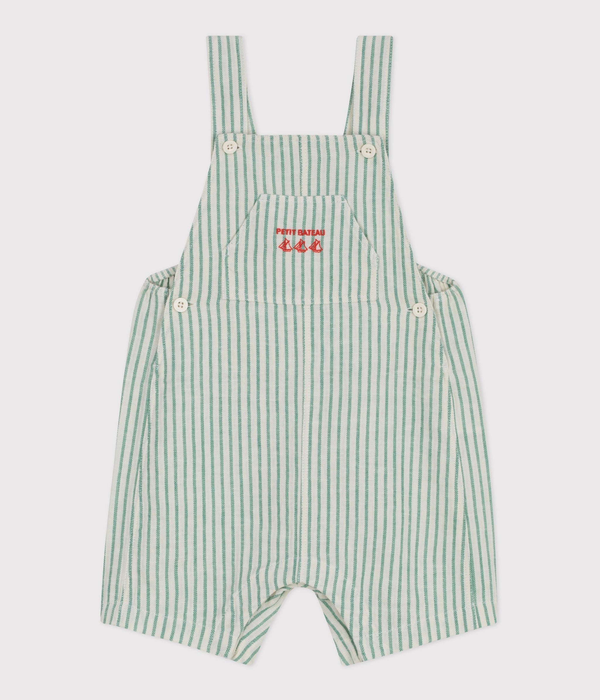 SS26 - A0F4F 01 CREAM GREEN BABY NEW ARRIVAL SPRING SUMMER 2026 STRIPES