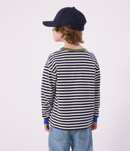 Load image into Gallery viewer, SS26 - A0F61 01 NAVY WHITE NEW ARRIVAL SPRING SUMMER 2026 STRIPES TOPS
