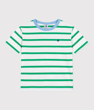Load image into Gallery viewer, SS26 - A0F64 01 WHITE GREEN NEW ARRIVAL SPRING SUMMER 2026 STRIPES TOPS
