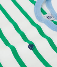 Load image into Gallery viewer, SS26 - A0F64 01 WHITE GREEN NEW ARRIVAL SPRING SUMMER 2026 STRIPES TOPS
