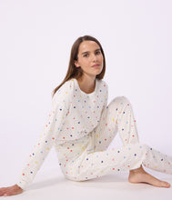 Load image into Gallery viewer, SS26 - A0F7J 01 WHITE MULTI HEARTS PAJAMAS SPRING SUMMER 2026
