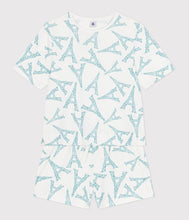 Load image into Gallery viewer, SS26 - A0F9F 01 WHITE BLUE PAJAMAS PARISIAN SPRING SUMMER 2026
