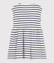 Load image into Gallery viewer, SS26 - A0FA9 01 WHITE NAVY DRESSES NEW ARRIVAL SPRING SUMMER 2026 STRIPES
