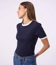 Load image into Gallery viewer, SS26 - A0FBZ 01 NAVY SPRING SUMMER 2026 TOPS

