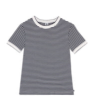 Load image into Gallery viewer, SS26 - A0FC9 01 NAVY WHITE SPRING SUMMER 2026 STRIPES TOPS WOMEN
