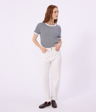 Load image into Gallery viewer, SS26 - A0FC9 01 NAVY WHITE SPRING SUMMER 2026 STRIPES TOPS WOMEN
