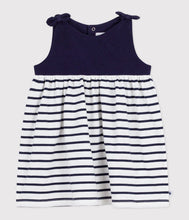 Load image into Gallery viewer, SS26 - A0FFP 01 NAVY WHITE DRESSES NEW ARRIVAL SPRING SUMMER 2026 STRIPES
