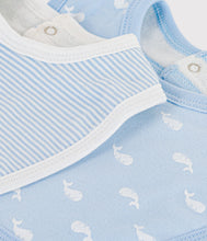 Load image into Gallery viewer, SS26 - A0FFQ 01 BLUE WHITE ACCESSORIES NEWBORN SAILOR SPRING SUMMER 2026
