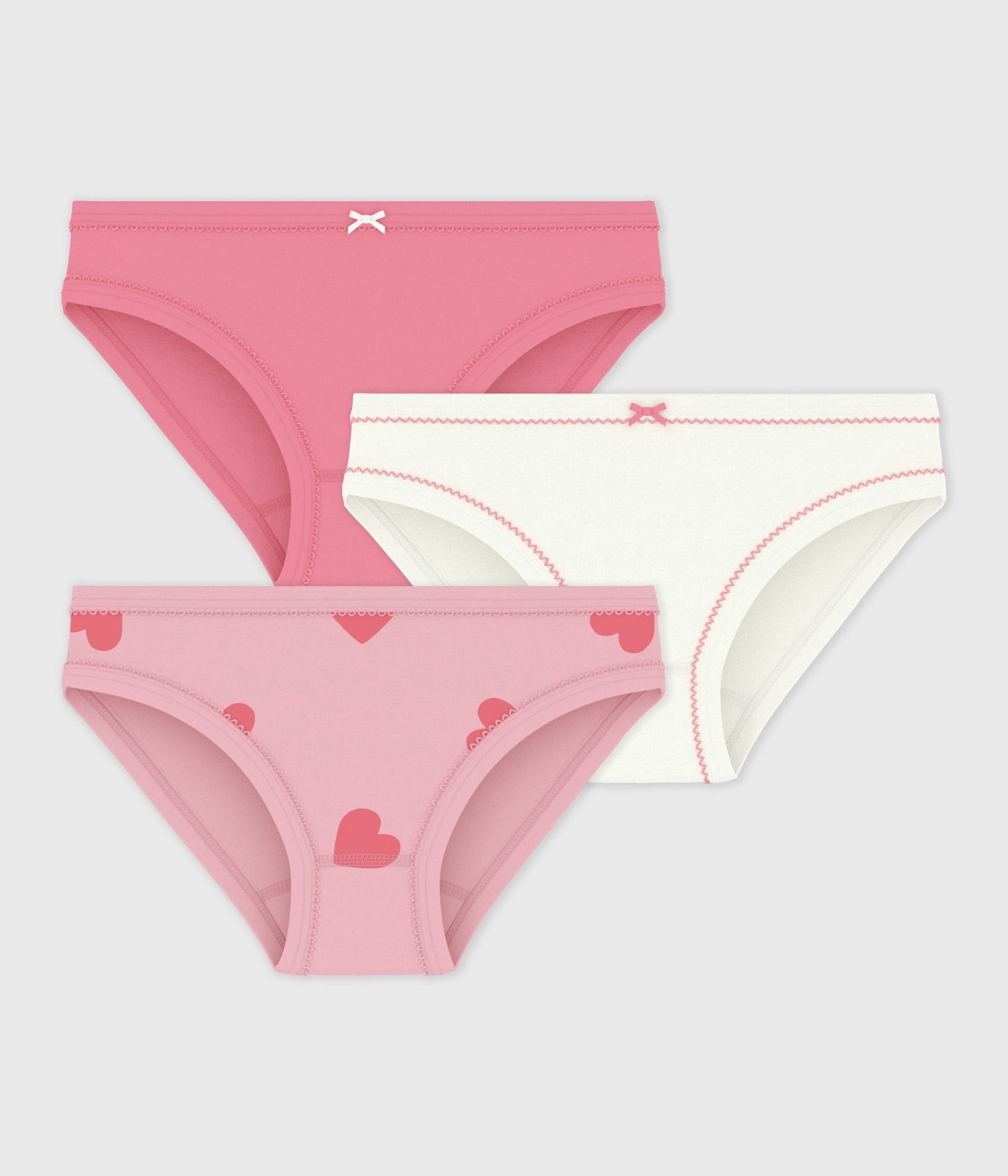 SS26 - A0FGT 00 PINK WHITE HEARTS SPRING SUMMER 2026 UNDERWEAR