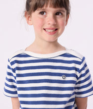 Load image into Gallery viewer, SS26 - A0FII 01 NAVYH WHITE GIRL NEW ARRIVAL SPRING SUMMER 2026 STRIPES TOPS
