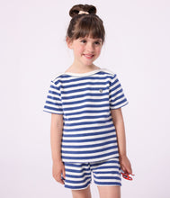 Load image into Gallery viewer, SS26 - A0FII 01 NAVYH WHITE GIRL NEW ARRIVAL SPRING SUMMER 2026 STRIPES TOPS
