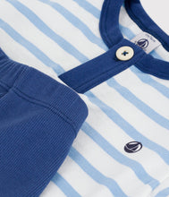 Load image into Gallery viewer, SS26 - A0FMO 01 WHITE BLUE NEW ARRIVAL SAILOR SETS SPRING SUMMER 2026 STRIPES
