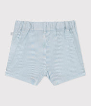 Load image into Gallery viewer, SS26 - A0FN0 01 WHITE BLUE BABY BOTTOMS NEW ARRIVAL SPRING SUMMER 2026 STRIPES

