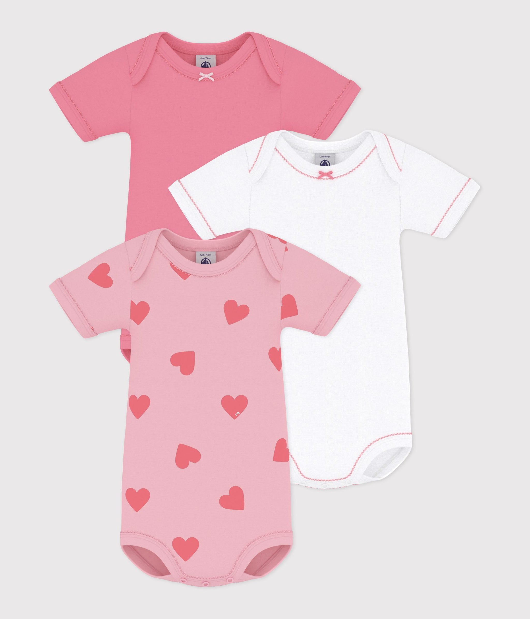 SS26 - A0FOK 00 PINK WHITE BODYSUITS GIFT HEARTS NEW ARRIVAL SPRING SUMMER 2026