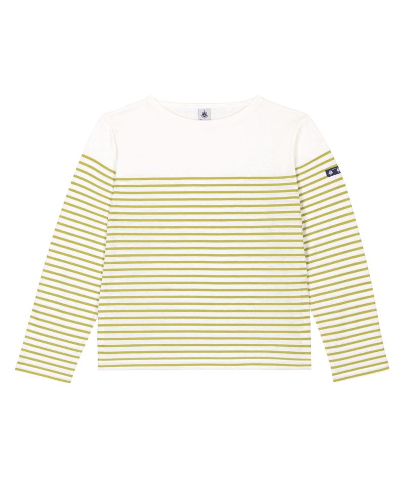 SS26 - A0FPC 03 WHITE GREEN STRIPES TOPS
