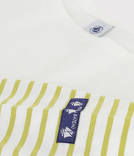 Load image into Gallery viewer, SS26 - A0FPC 03 WHITE GREEN STRIPES TOPS
