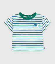 Load image into Gallery viewer, SS26 - A0FPH 01 WHITE MULTI BABY NEW ARRIVAL SPRING SUMMER 2026 STRIPES TOPS
