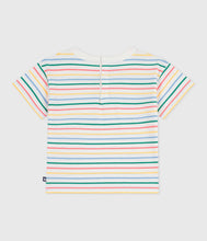 Load image into Gallery viewer, SS26 - A0FPK 01 WHITE MULTI BABY NEW ARRIVAL SPRING SUMMER 2026 STRIPES TOPS
