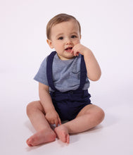 Load image into Gallery viewer, SS26 - A0FPN 01 NAVY WHITE BABY NEW ARRIVAL SPRING SUMMER 2026 STRIPES TOPS

