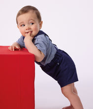 Load image into Gallery viewer, SS26 - A0FPN 01 NAVY WHITE BABY NEW ARRIVAL SPRING SUMMER 2026 STRIPES TOPS
