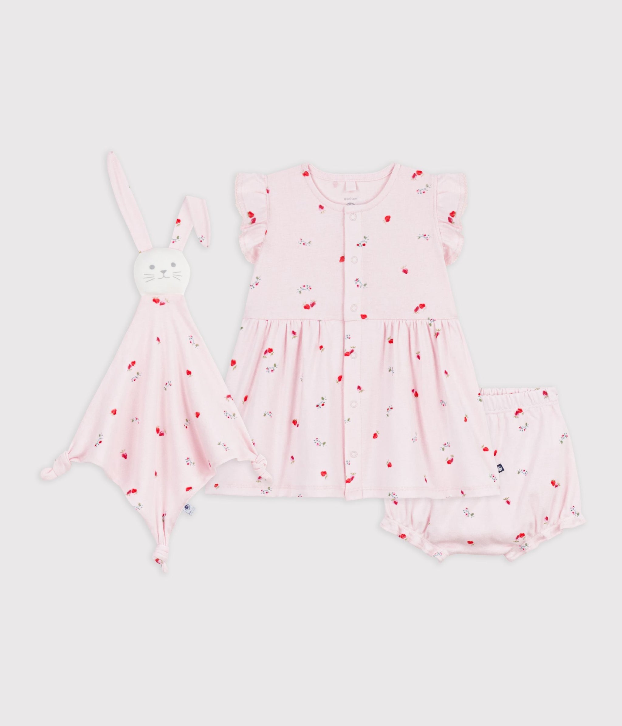 SS26 - A0FQR 01 PINK BABY DRESSES FLORAL GIFT NEW ARRIVAL SPRING SUMMER 2026