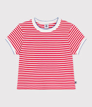 Load image into Gallery viewer, SS26 - A0FR3 01 WHITE RED NEW ARRIVAL SPRING SUMMER 2026 STRIPES TOPS
